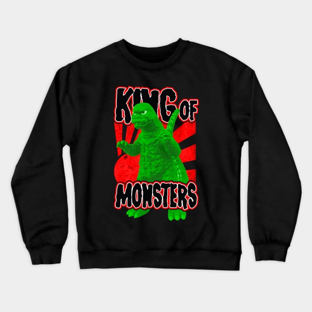 King of Monsters Crewneck Sweatshirt by OrneryDevilDesign